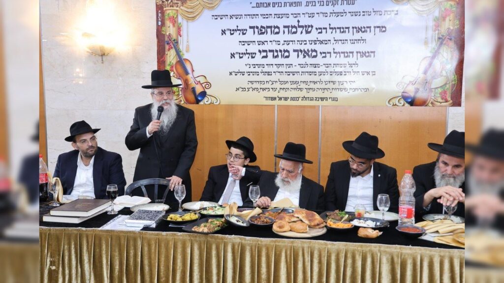 גלריה: שמחת הבר מצווה לנין חבר מועצת חכמי התורה