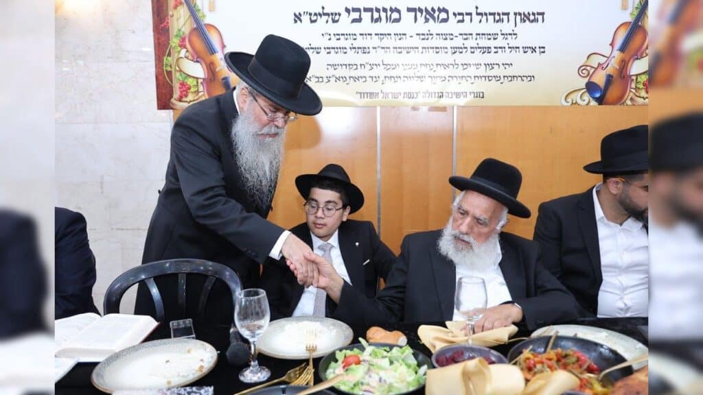 גלריה: שמחת הבר מצווה לנין חבר מועצת חכמי התורה