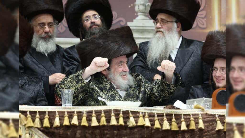 חצי יובל לויז'ניץ אלעד בשילוב שבע ברכות לנכדת האדמו"ר