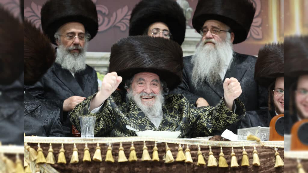 חצי יובל לויז'ניץ אלעד בשילוב שבע ברכות לנכדת האדמו"ר