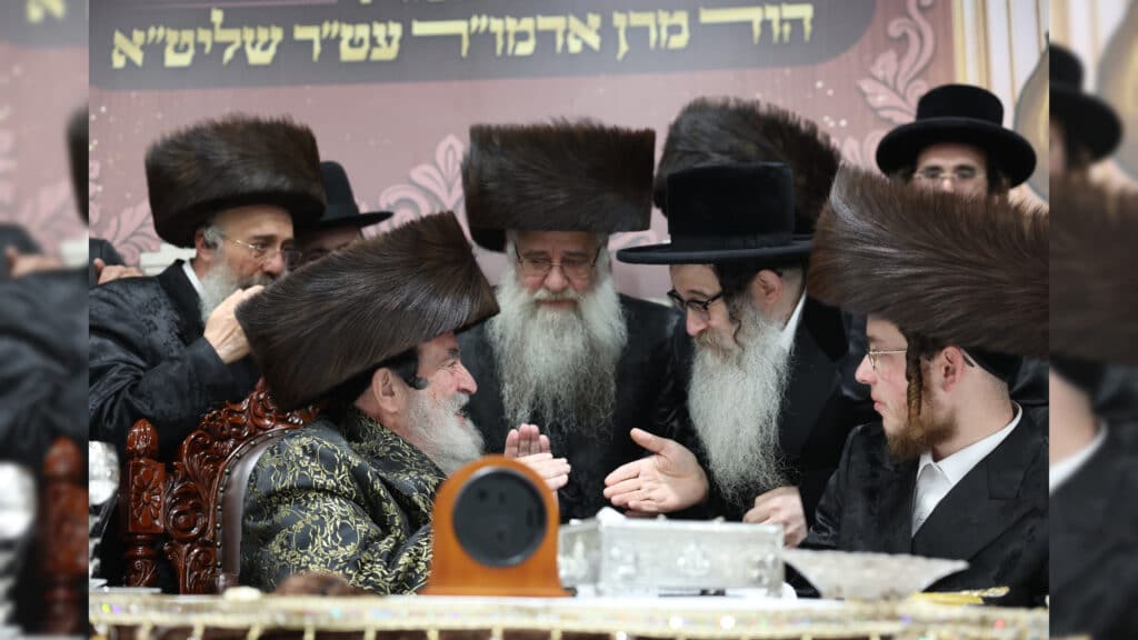 חצי יובל לויז'ניץ אלעד בשילוב שבע ברכות לנכדת האדמו"ר