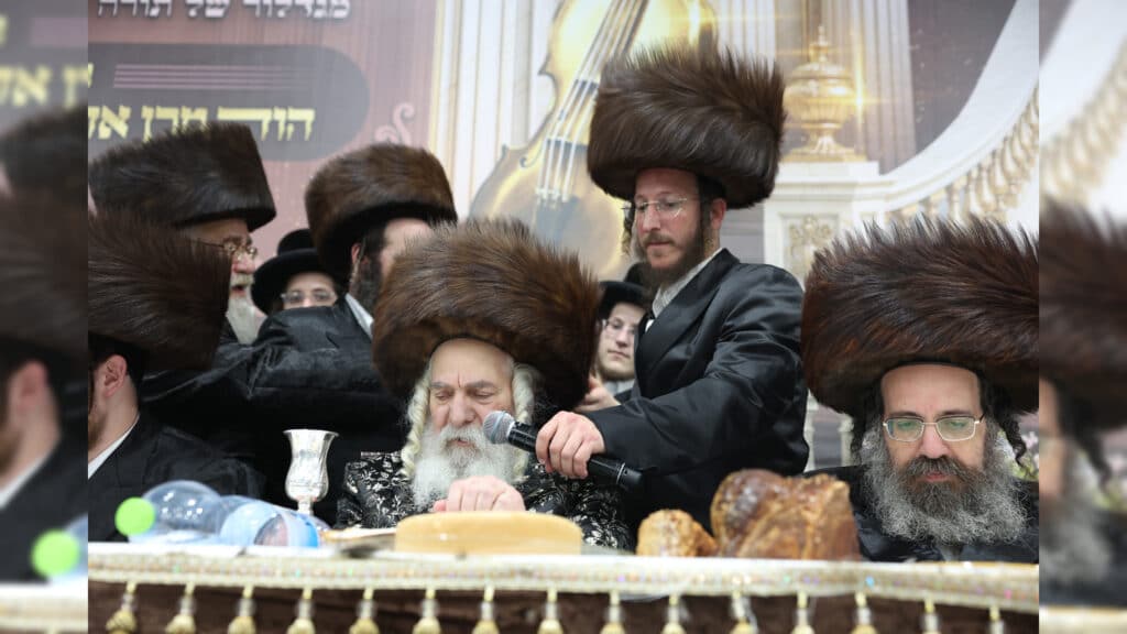 חצי יובל לויז'ניץ אלעד בשילוב שבע ברכות לנכדת האדמו"ר