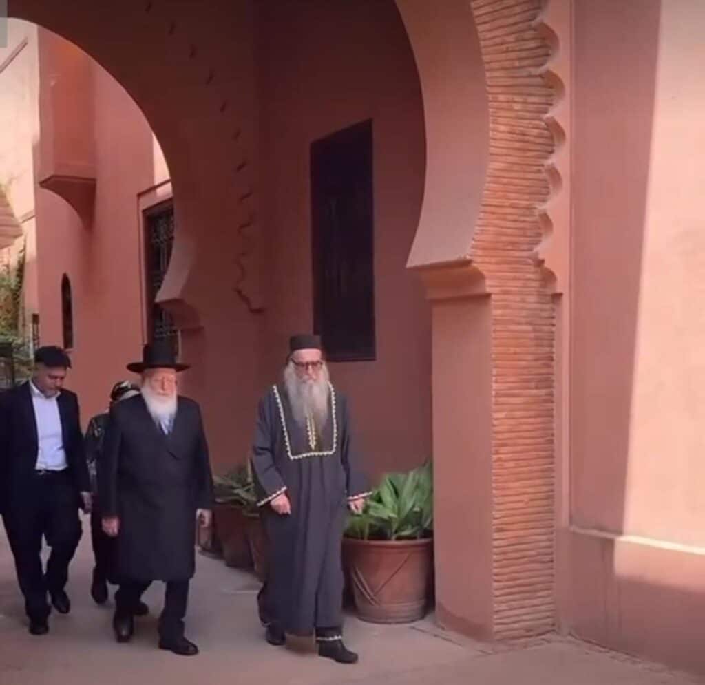 גלריה: מסעו של הגר"ח פינטו בקברי אבותיו במרוקו