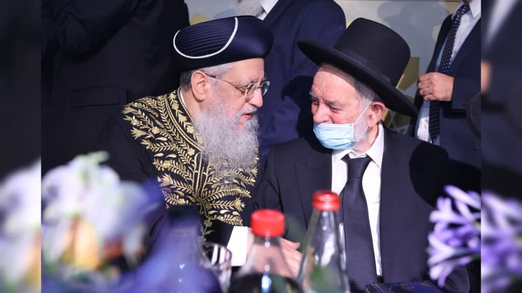 גלריה: שמחת הבר מצוה לנינו של הגאון רבי יצחק כהן