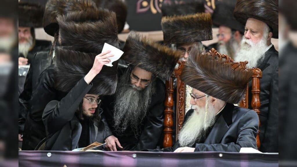 שמחת נישואי נכדת כ"ק מרן האדמו"ר מצאנז שליט"א