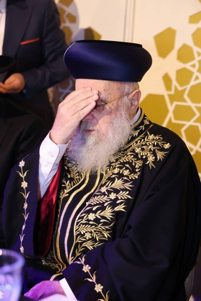 גלריית ענק: שמחת החתונה לנכדתם של הראשונים לציון