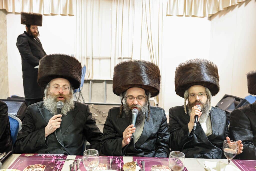 שבע ברכות יוקרתי של מכון 'אור פני משה' בויז'ניץ