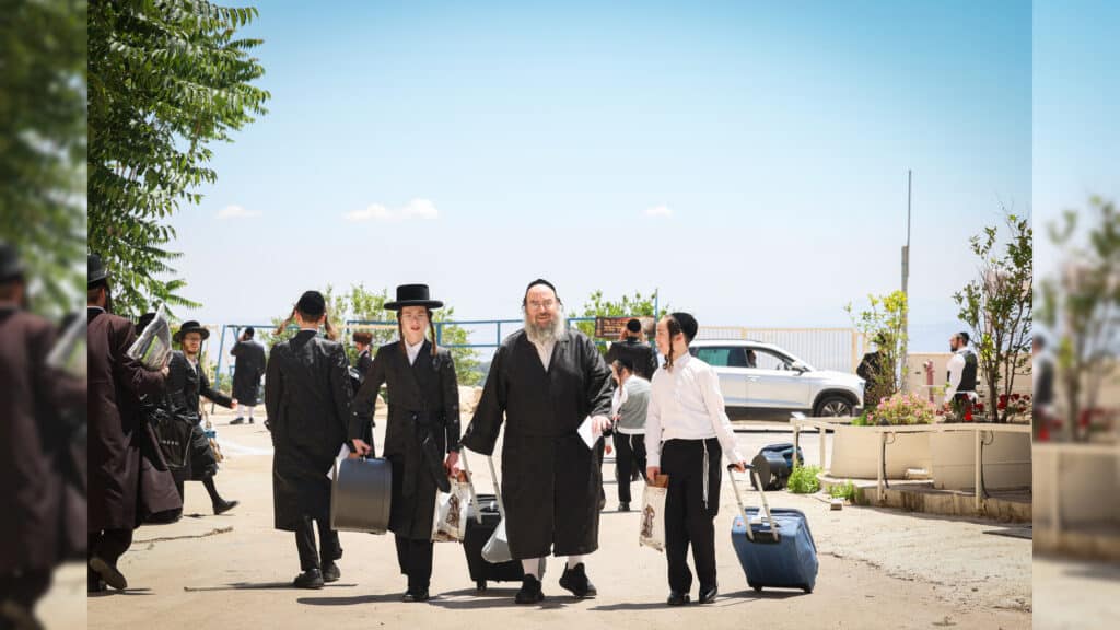 שבת 'זכרו' בעיה"ק צפת של חברי קהל 'יטב לב' דסאטמאר