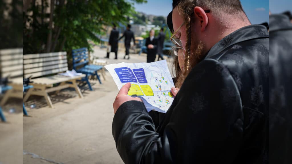 שבת 'זכרו' בעיה"ק צפת של חברי קהל 'יטב לב' דסאטמאר