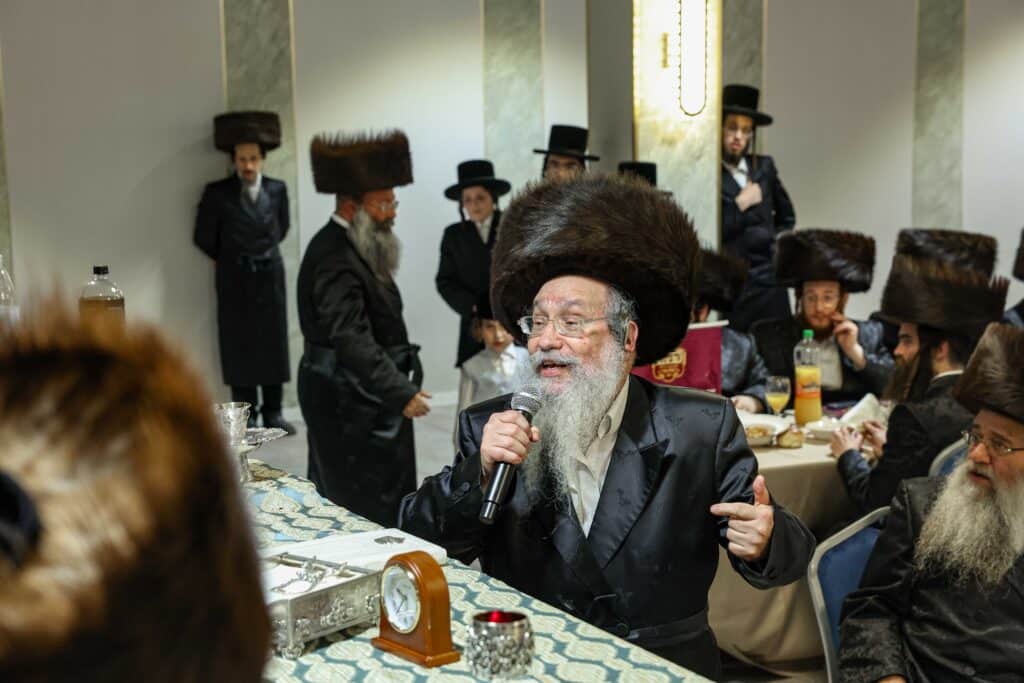 שבע ברכות יוקרתי של מכון 'אור פני משה' בויז'ניץ