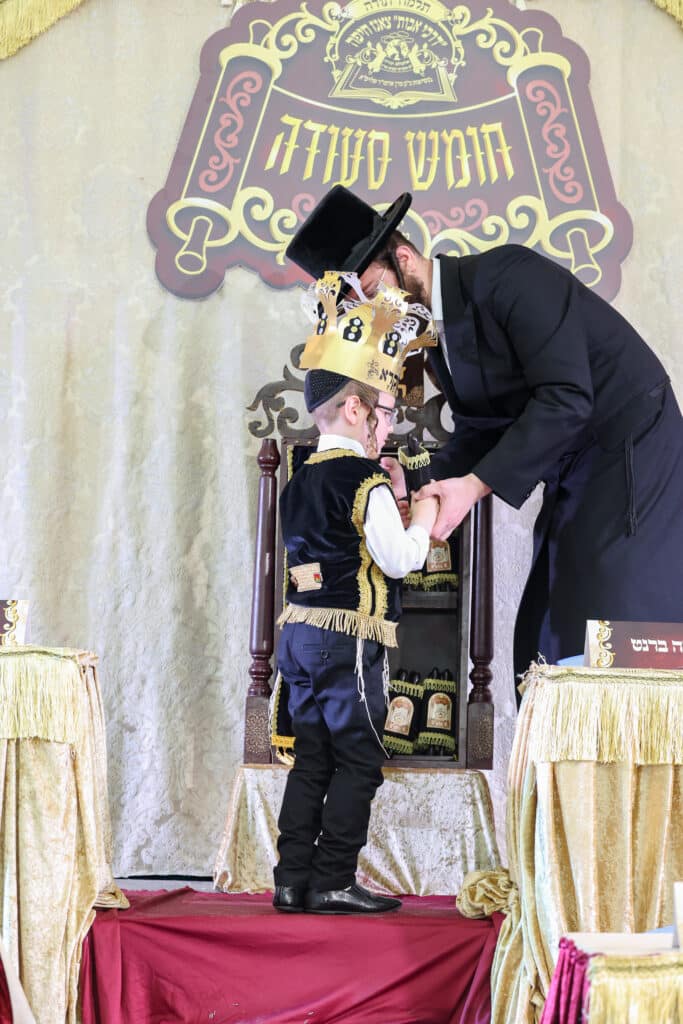 גלריה: מעמד החומש סעודה לילדי תלמוד תורה 'דרכי אבות'