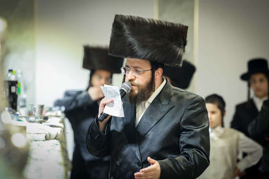 שבע ברכות יוקרתי של מכון 'אור פני משה' בויז'ניץ