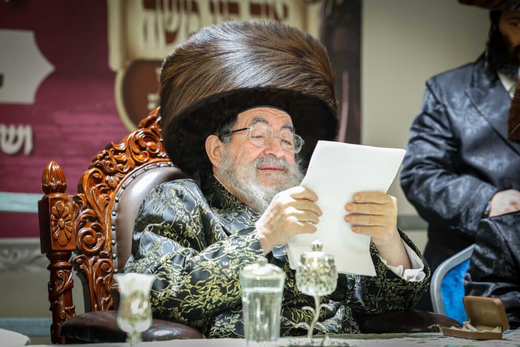 שבע ברכות יוקרתי של מכון 'אור פני משה' בויז'ניץ