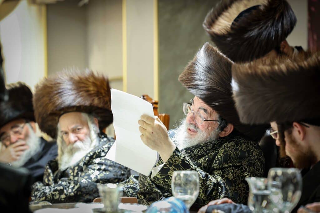 שבע ברכות יוקרתי של מכון 'אור פני משה' בויז'ניץ
