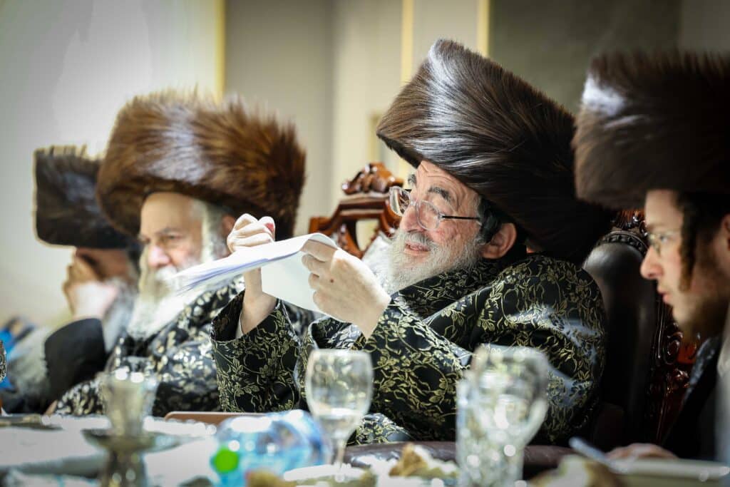 שבע ברכות יוקרתי של מכון 'אור פני משה' בויז'ניץ