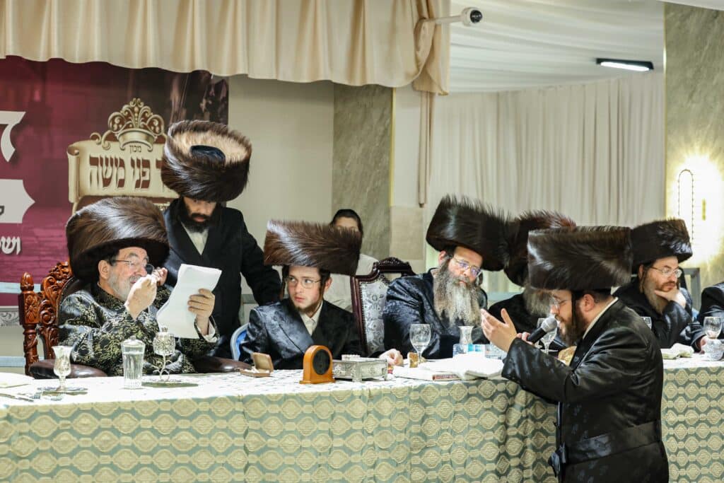 שבע ברכות יוקרתי של מכון 'אור פני משה' בויז'ניץ