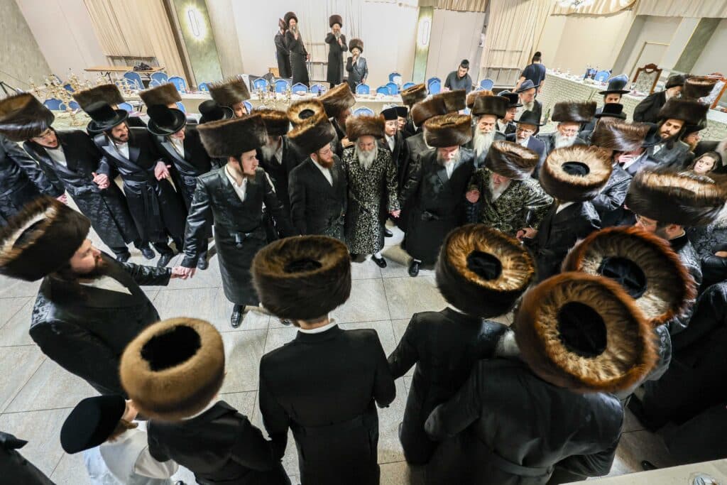 שבע ברכות יוקרתי של מכון 'אור פני משה' בויז'ניץ