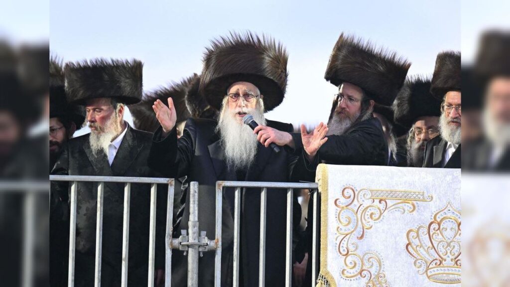 שמחת נישואי נכדת כ"ק מרן האדמו"ר מצאנז שליט"א