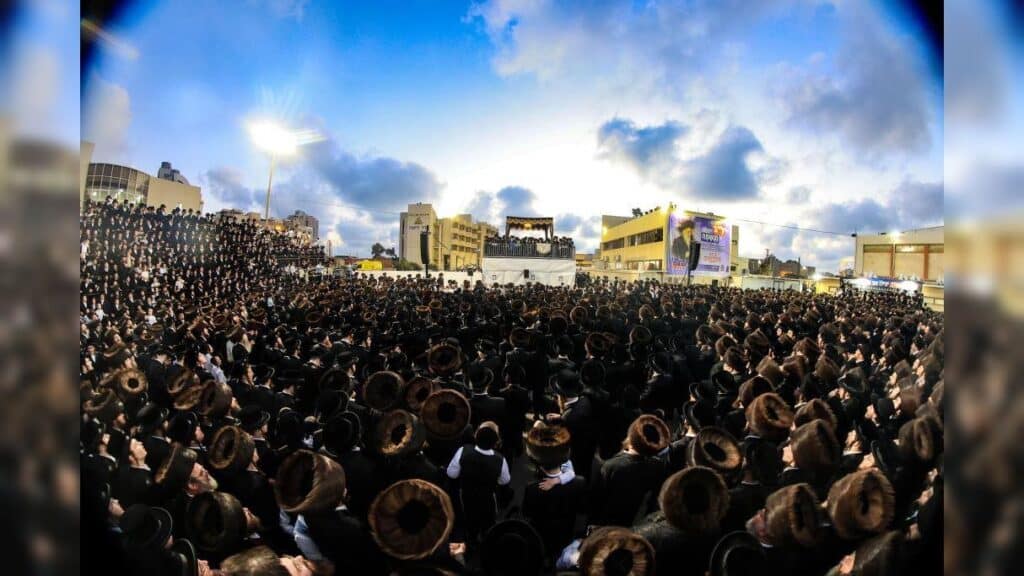שמחת נישואי נכדת כ"ק מרן האדמו"ר מצאנז שליט"א