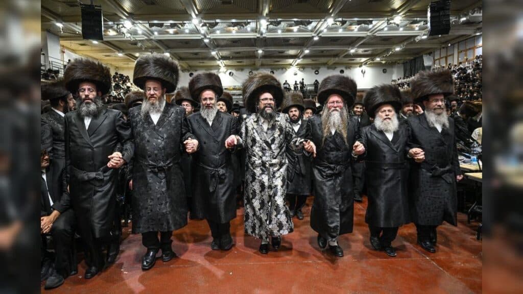 שמחת נישואי נכדת כ"ק מרן האדמו"ר מצאנז שליט"א