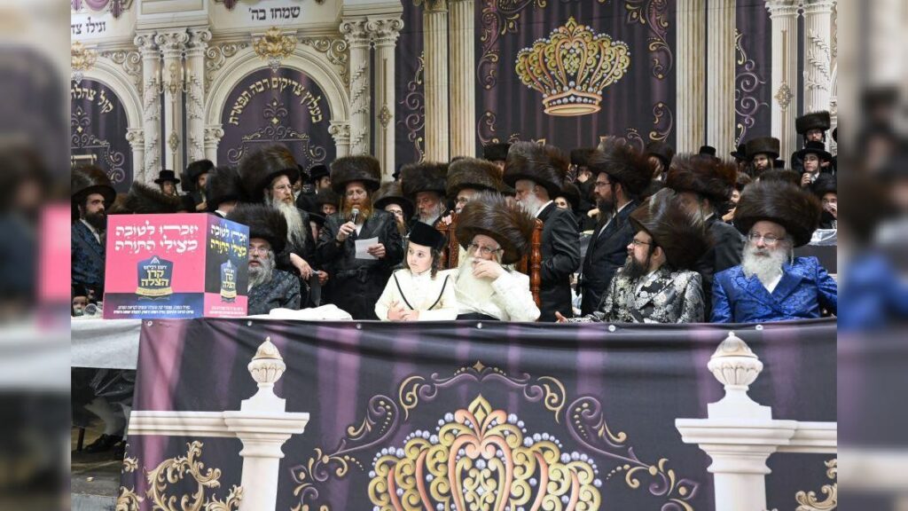 שמחת נישואי נכדת כ"ק מרן האדמו"ר מצאנז שליט"א