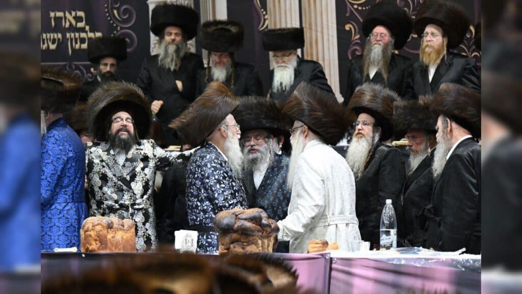 שמחת נישואי נכדת כ"ק מרן האדמו"ר מצאנז שליט"א