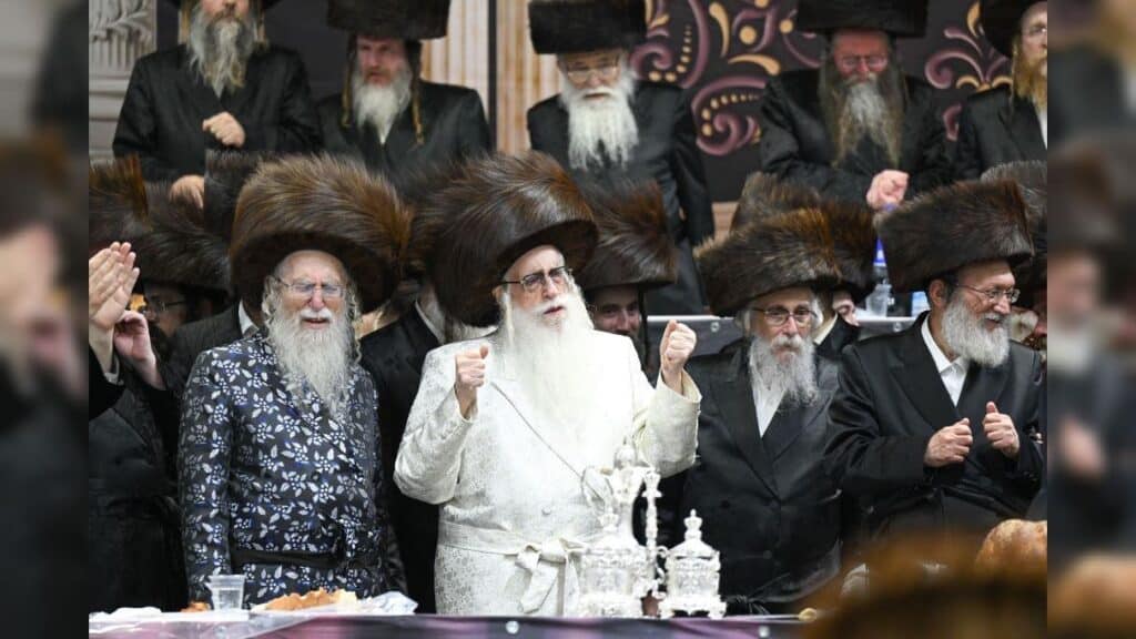 שמחת נישואי נכדת כ"ק מרן האדמו"ר מצאנז שליט"א