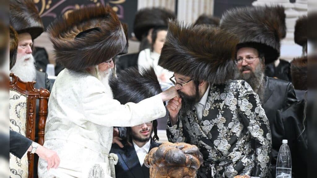 שמחת נישואי נכדת כ"ק מרן האדמו"ר מצאנז שליט"א
