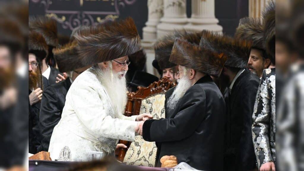 שמחת נישואי נכדת כ"ק מרן האדמו"ר מצאנז שליט"א