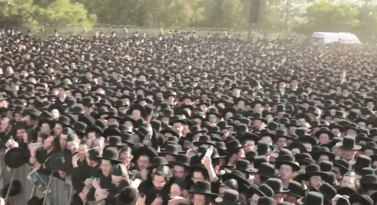 עצרת ענק הערב מול כלא 10 בראשות חבר מועצת חכמי התורה