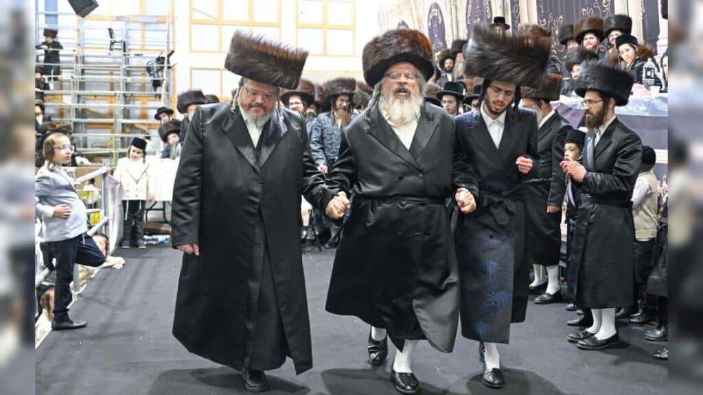 שמחת נישואי נכדת כ"ק מרן האדמו"ר מצאנז שליט"א