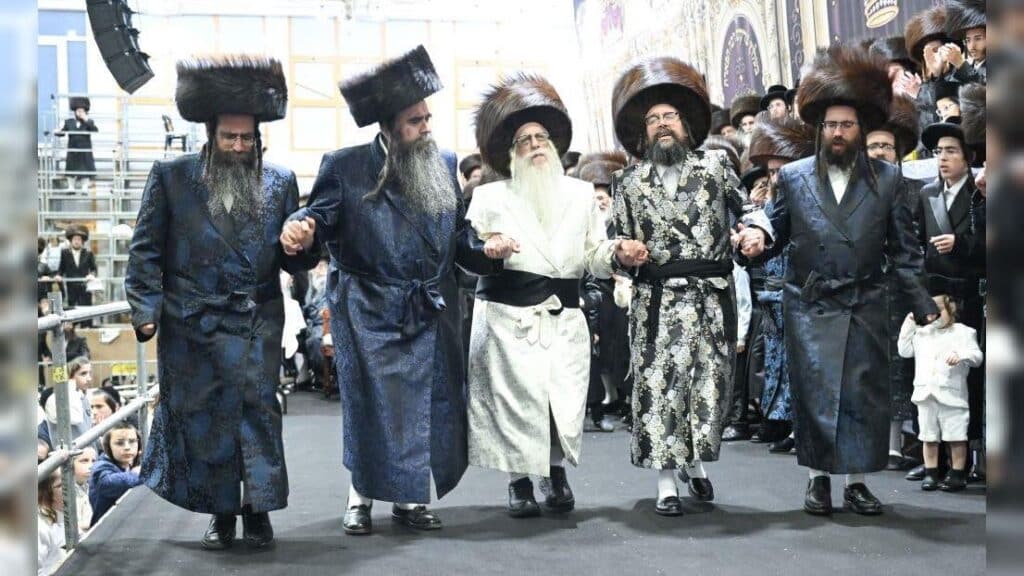 שמחת נישואי נכדת כ"ק מרן האדמו"ר מצאנז שליט"א
