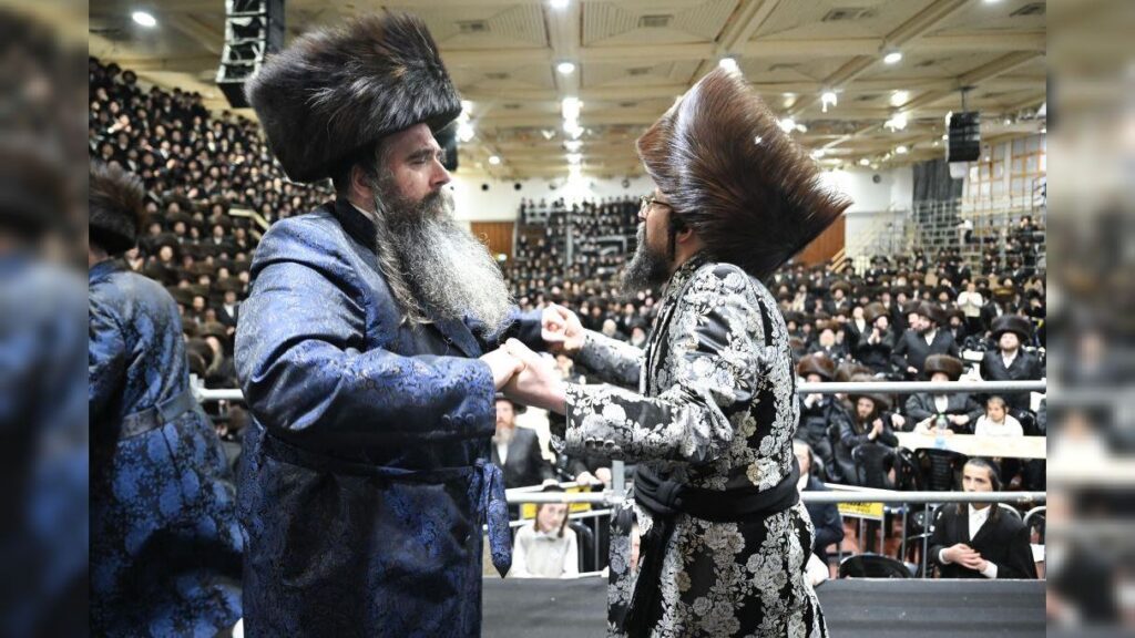שמחת נישואי נכדת כ"ק מרן האדמו"ר מצאנז שליט"א
