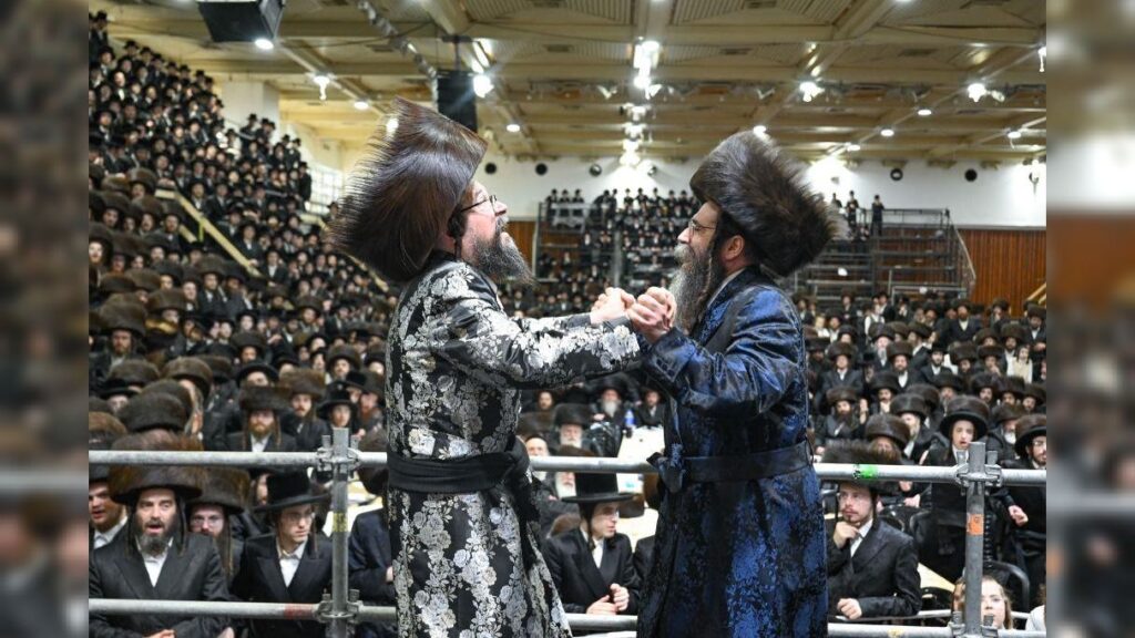 שמחת נישואי נכדת כ"ק מרן האדמו"ר מצאנז שליט"א