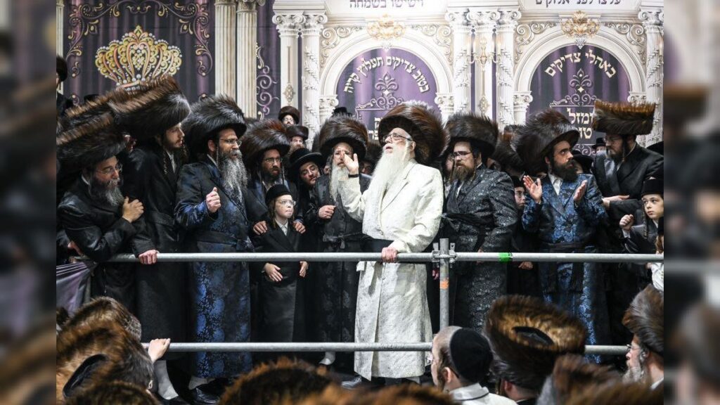 שמחת נישואי נכדת כ"ק מרן האדמו"ר מצאנז שליט"א