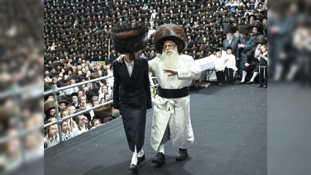 שמחת נישואי נכדת כ"ק מרן האדמו"ר מצאנז שליט"א