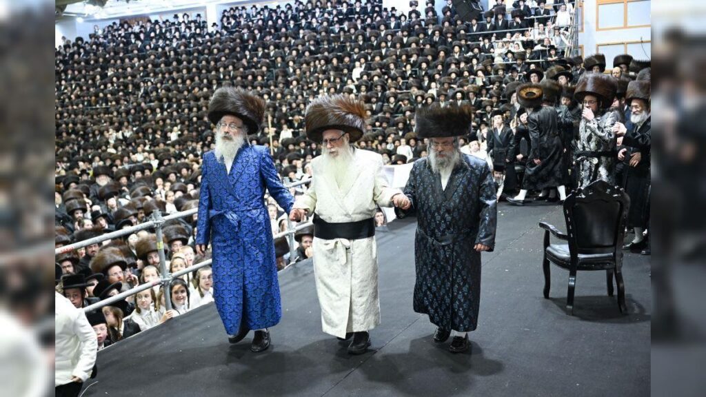 שמחת נישואי נכדת כ"ק מרן האדמו"ר מצאנז שליט"א