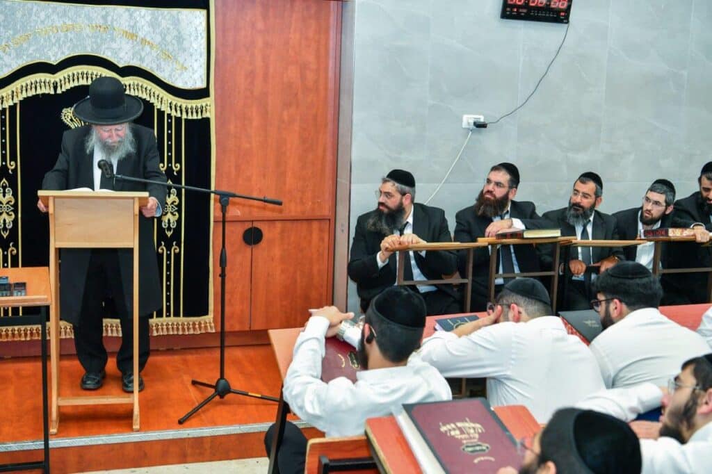 הגר"א פילץ בישיבה הגדולה "אוהל תורה"