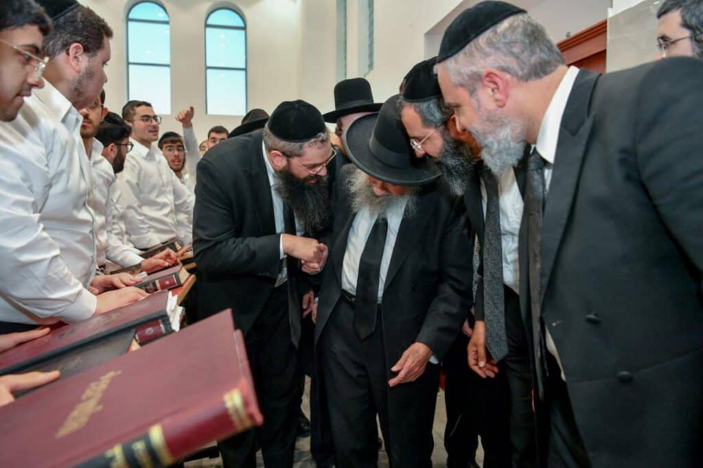 הגר"א פילץ בישיבה הגדולה "אוהל תורה"