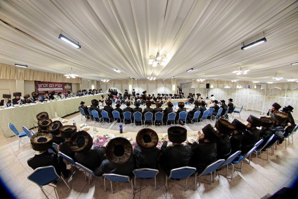שבע ברכות יוקרתי של מכון 'אור פני משה' בויז'ניץ