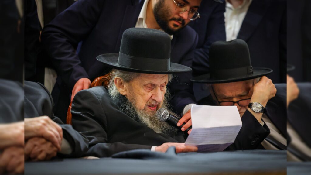 המתקפה החריפה של מרן הגר"ד לנדו נגד רודפי הדת