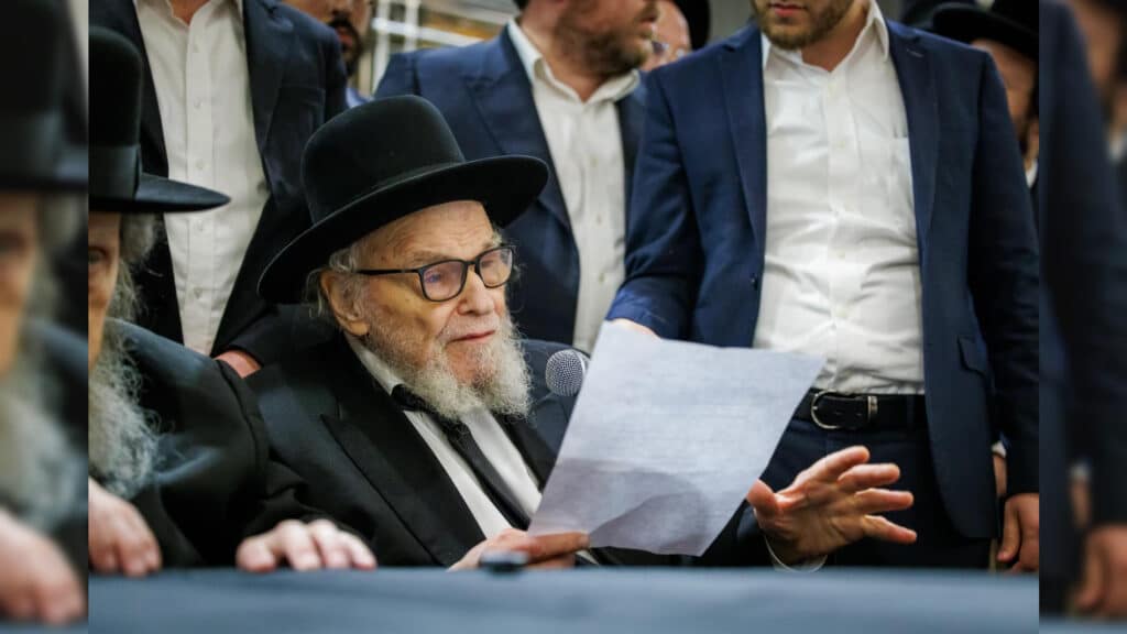 המתקפה החריפה של מרן הגר"ד לנדו נגד רודפי הדת