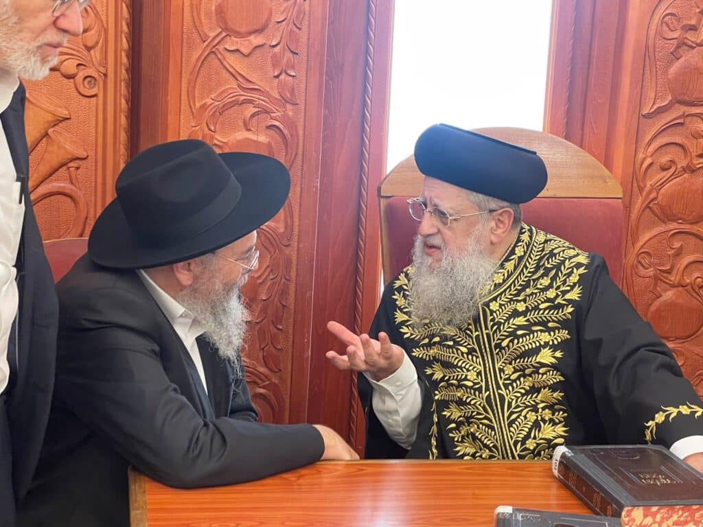 הראשון לציון מסר שיעור למאות אברכי "דרכי הוראה לרבנים"