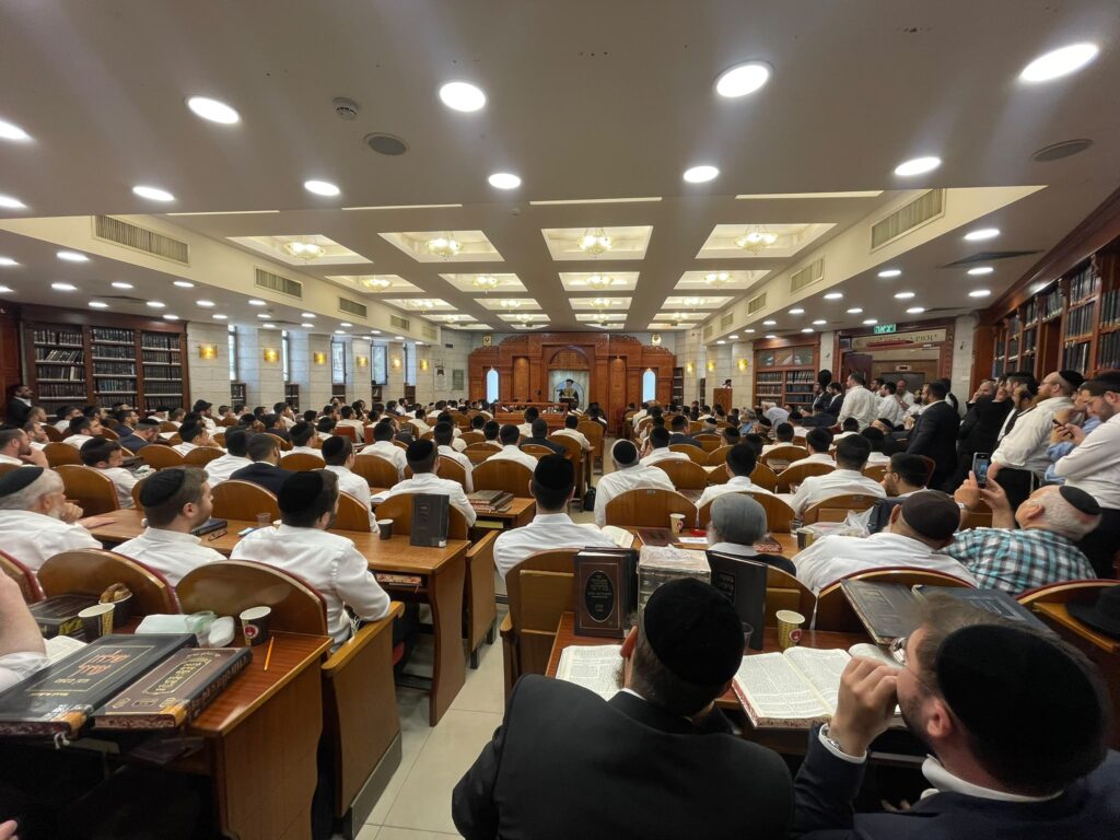 הראשון לציון מסר שיעור למאות אברכי "דרכי הוראה לרבנים"