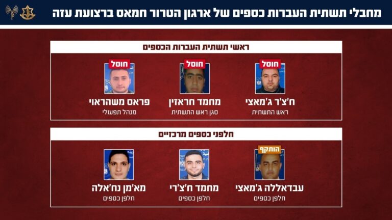 חוסל ראש מערך העברות הכספים של חמאס