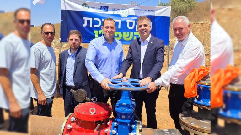 השפד"ן התחבר ליישובי השומרון בפרויקט ענק