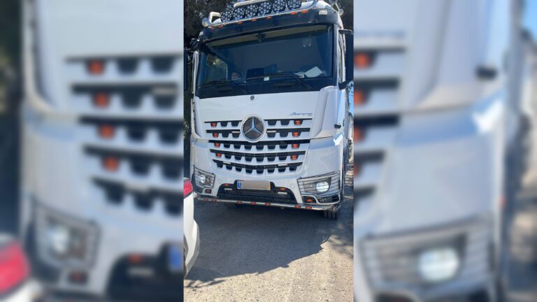 נהג המשאית ניסה להתחזות ואלו העבירות החמורות שהתגלו