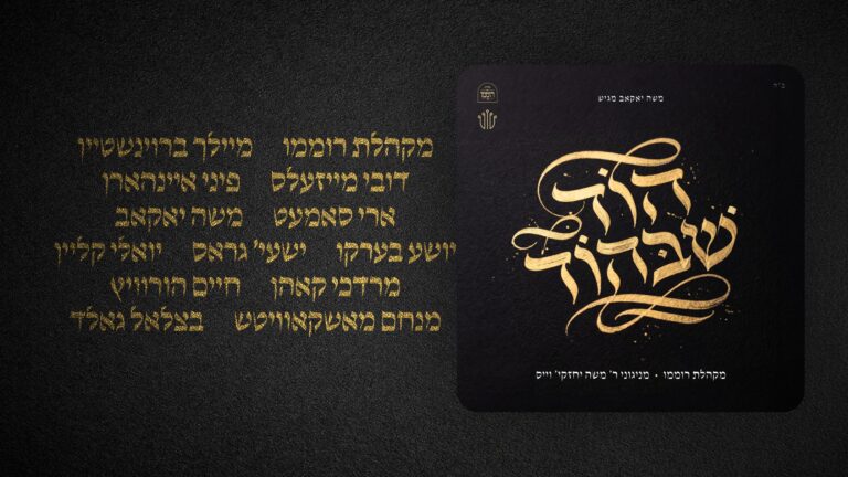 מבית היוצר של ר' חזקי וייס: אלבום חדש עם טובי השמות