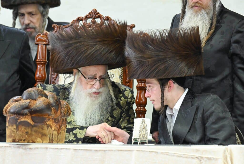 השמחה הגדולה בקריית צאנז - נישואי נכדת האדמו"רים