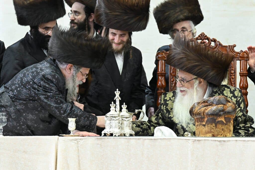 השמחה הגדולה בקריית צאנז - נישואי נכדת האדמו"רים